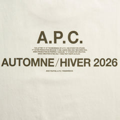 A.P.C. Autumn 26 Tee - Off White