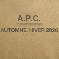 A.P.C. Autumn 26 Tee - Light Khaki