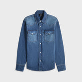 A.P.C. Chemise Western - Ial Washed Indigo
