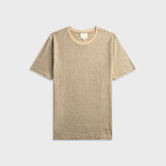 A.P.C. Striped Tee - Beige / Black