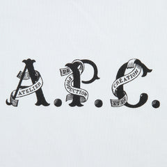 A.P.C. Tee Hugo Jersey - Aab White