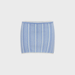 Asta Resort Cleo Mini Skirt - Sea Mist / Sailor Blue Stripe