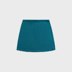 Asta Resort Ana Mini Skirt - Palm Green Sequin