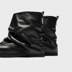 The Attico Mini Robin Combat Boot - Black