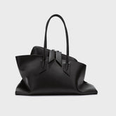 The Attico La Passeggiata Medium Top Handle Bag - Black
