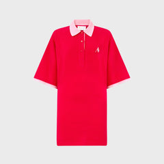 The Attico Mini Polo Dress - Red