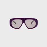 The Attico Milano Sunglasses - Mauve / Silver