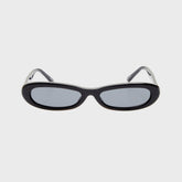 The Attico Andrea Sunglasses - Black / Silver / Grey