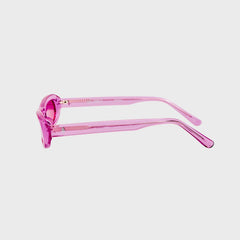 The Attico Andrea Sunglasses - Pink / Silver