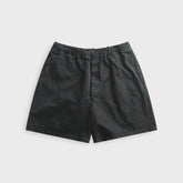 Auralee Garment-Dyed Finx Light Chino Short - Black