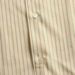 Auralee Striped Wool-Poplin Shirt - Ivory