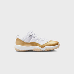Jordan WMNS Air Jordan 11 Low - White / Metallic Gold