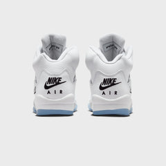 Jordan GS Air Jordan 5 Retro OG - White / Metallic Silver / Black
