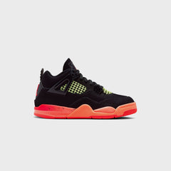 Jordan PS Air Jordan 4 Retro - Black / Infrared / Bright Mango / Barely