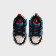Jordan TD Jordan 1 Low Alt SE - True Blue / University Red / Kinetic Green / Black