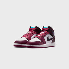 Jordan GS Air Jordan 1 Mid SE - Sweet Beet / Off Noir / White / Desert Pink