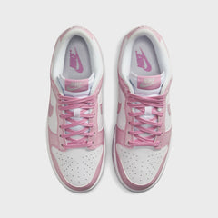 Nike WMNS Dunk Low SE - White / Metallic Silver / Pink Rise