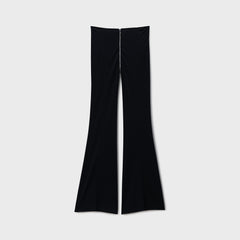 Alexander Wang Mid-Rise Pant with Zipper at Rise - Black