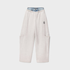 Alexander Wang Slashed Sweatpants - Heather Grey