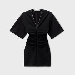 Alexander Wang Zipper Tee Dress - Black