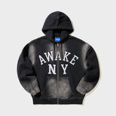 Awake NY Collegiate Arch Zip Hoodie - Black