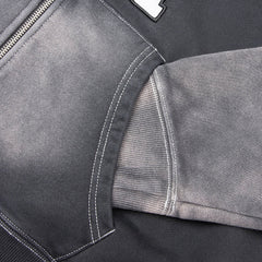 Awake NY Collegiate Arch Zip Hoodie - Black