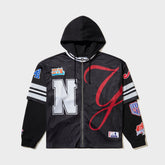 Awake NY Headcrack Champs Jersey Zip Hoodie - Black