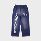 Awake NY Collegiate Open Hem Sweatpant - Navy