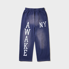 Awake NY Collegiate Open Hem Sweatpant - Navy