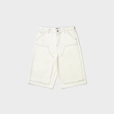 Awake NY Double Knee Jort - Cream