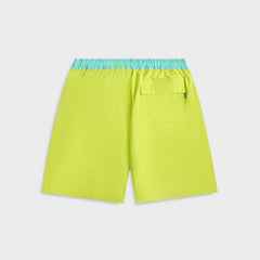 Awake NY Classic Logo Swim Trunk - Lime Green
