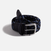Anderson's Multi Color Stretch Woven Belt - Green / Navy / Black