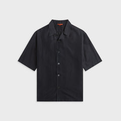 Barena Solana Camp Collar Silk Shirt - Blue