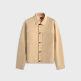 Barena Long Sleeved Buttoned Overshirt - Khaki