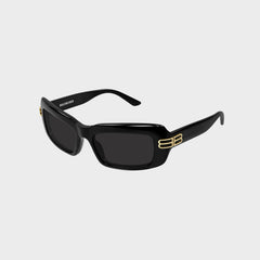 Balenciaga BB0432S Acetate Sunglasses - Black / Grey
