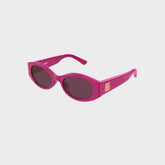 Balenciaga BB0477SA Recycled Acetate Sunglasses - Fuchsia / Violet