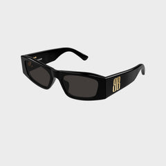 Balenciaga BB0478S Recycled Acetate Sunglasses - Black / Grey
