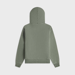 Brain Dead 3D Embroidered Logo Head Garment Dyed Hoodie - Ivy