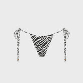 Bond Eye Reversible Stevia Brief Bottom - Zebra / Black