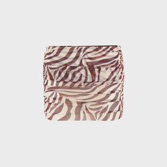 Bond Eye Claudia Mini Skirt - Zebra Mesh