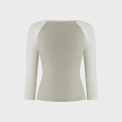 Belle Anna Raglan Top - Lichen
