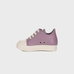 Rick Owens Baby Low Sneaks - Violet / Milk / Milk