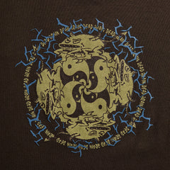 Brain Dead Ying Yang Run Tee - Brown