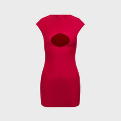 Buci Jump Rope Dress - Cherry