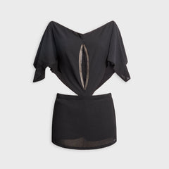 Buci Pollock Dress - Black