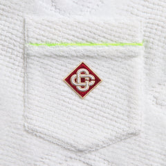 Casablanca Towelling Monogram Short Sleeve Shirt - Green