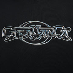 Casablanca Oversized Paneled Hoodie - Black