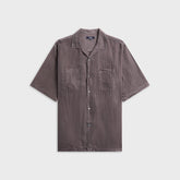 CDG Homme Cupro Stripe Shirt - Grey