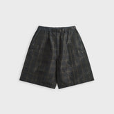 CDG Homme Plaid Short - Navy