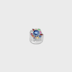 Bleue Burnham Cottage Garden Cocktail Ring - Multi